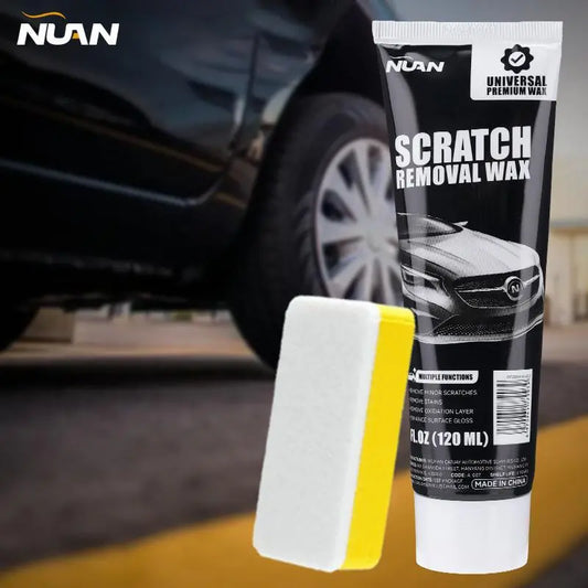 NUAN Premium Car Scratch Removal Wax, 2026 Scratch Repair Kit with Polishing Paste & Wipe