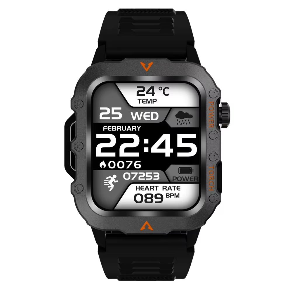 Q11 1.73Inch Smart Outdoor Sports Watch Call Android Operated Square Silicone Cross-Border Factory Wholesale
