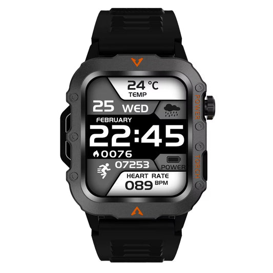 Q11 1.73Inch Smart Outdoor Sports Watch Call Android Operated Square Silicone Cross-Border Factory Wholesale