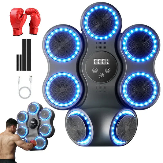 Wall Mounted Workout Machine Boxing Punch Home Electronic Music Boxing Training Machine