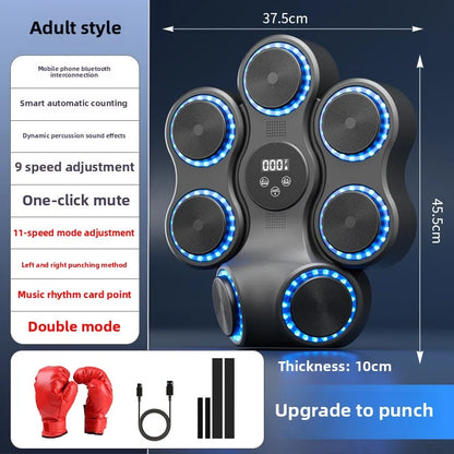 Wall Mounted Workout Machine Boxing Punch Home Electronic Music Boxing Training Machine
