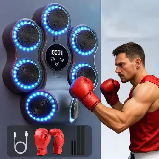 Wall Mounted Workout Machine Boxing Punch Home Electronic Music Boxing Training Machine
