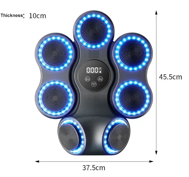 Wall Mounted Workout Machine Boxing Punch Home Electronic Music Boxing Training Machine